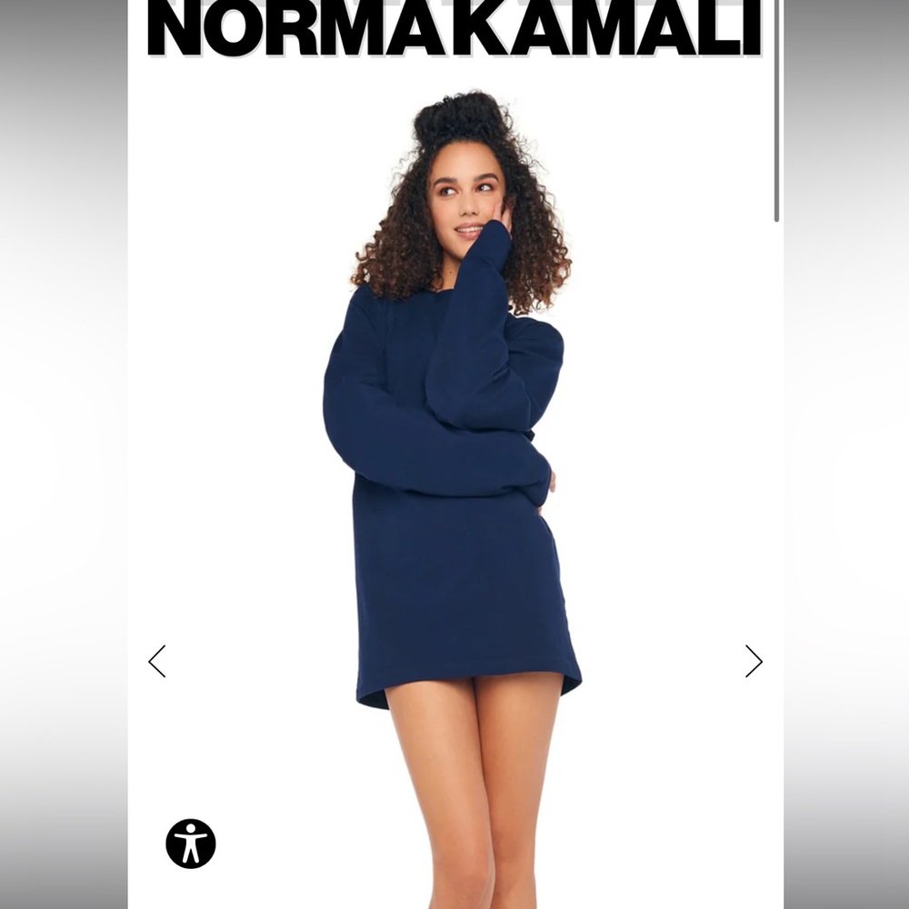 Norma Kamali oversized long sleeve dress size S